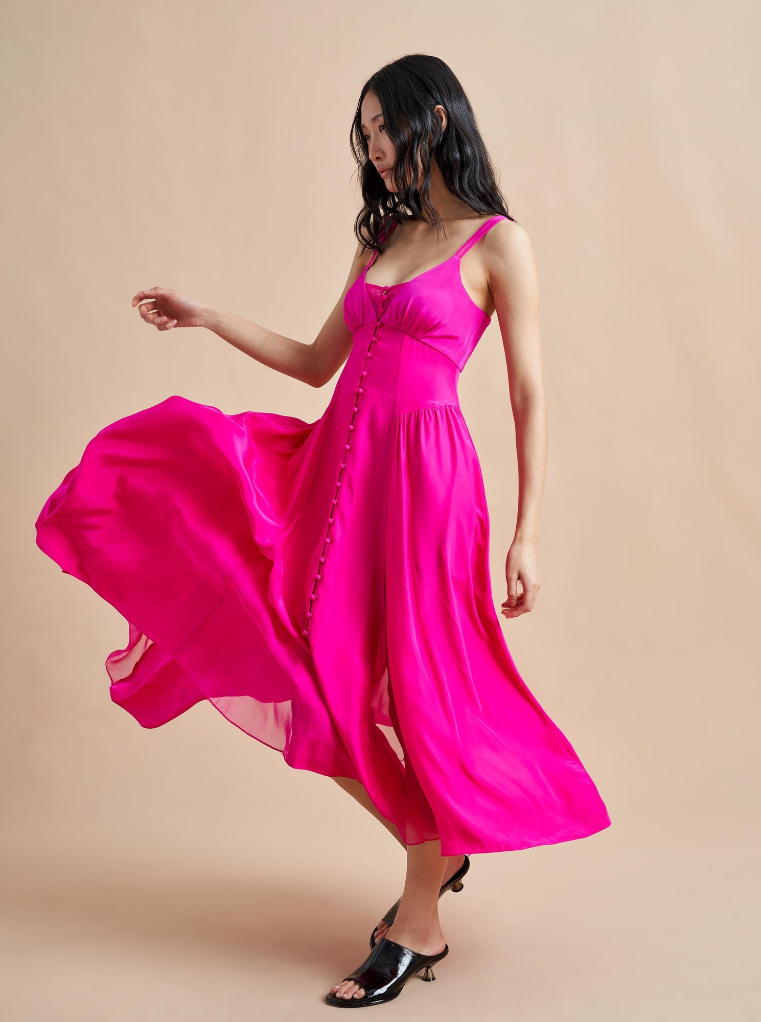 Paulina Dress | Fuchsia