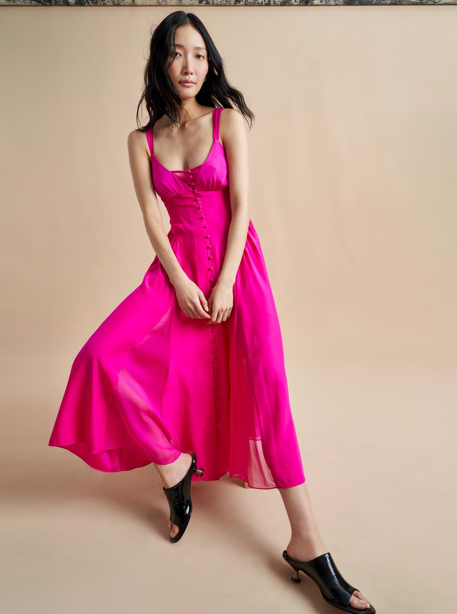 Paulina Dress | Fuchsia