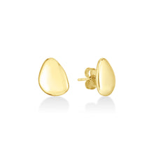 14K Gold Pebble Earrings - AMANDA PEARL