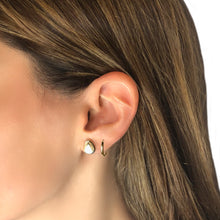 14K Gold Pebble Earrings - AMANDA PEARL