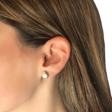 14K Gold Pebble Earrings - AMANDA PEARL