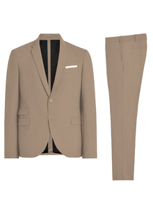 Neil Barrett | Travel Slim Fit Long Unlined Suit | Dark Safari