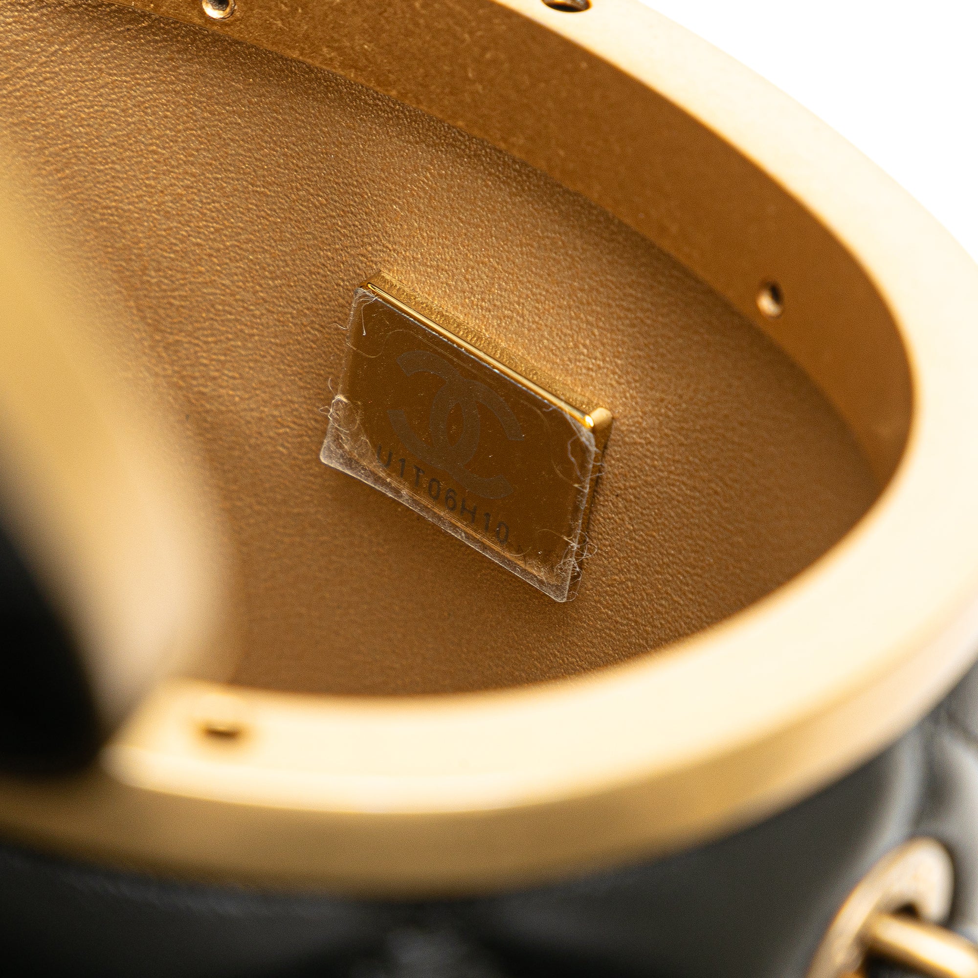 Chanel | Pre-Owned Mini Lambskin Crown Box Bag | Black