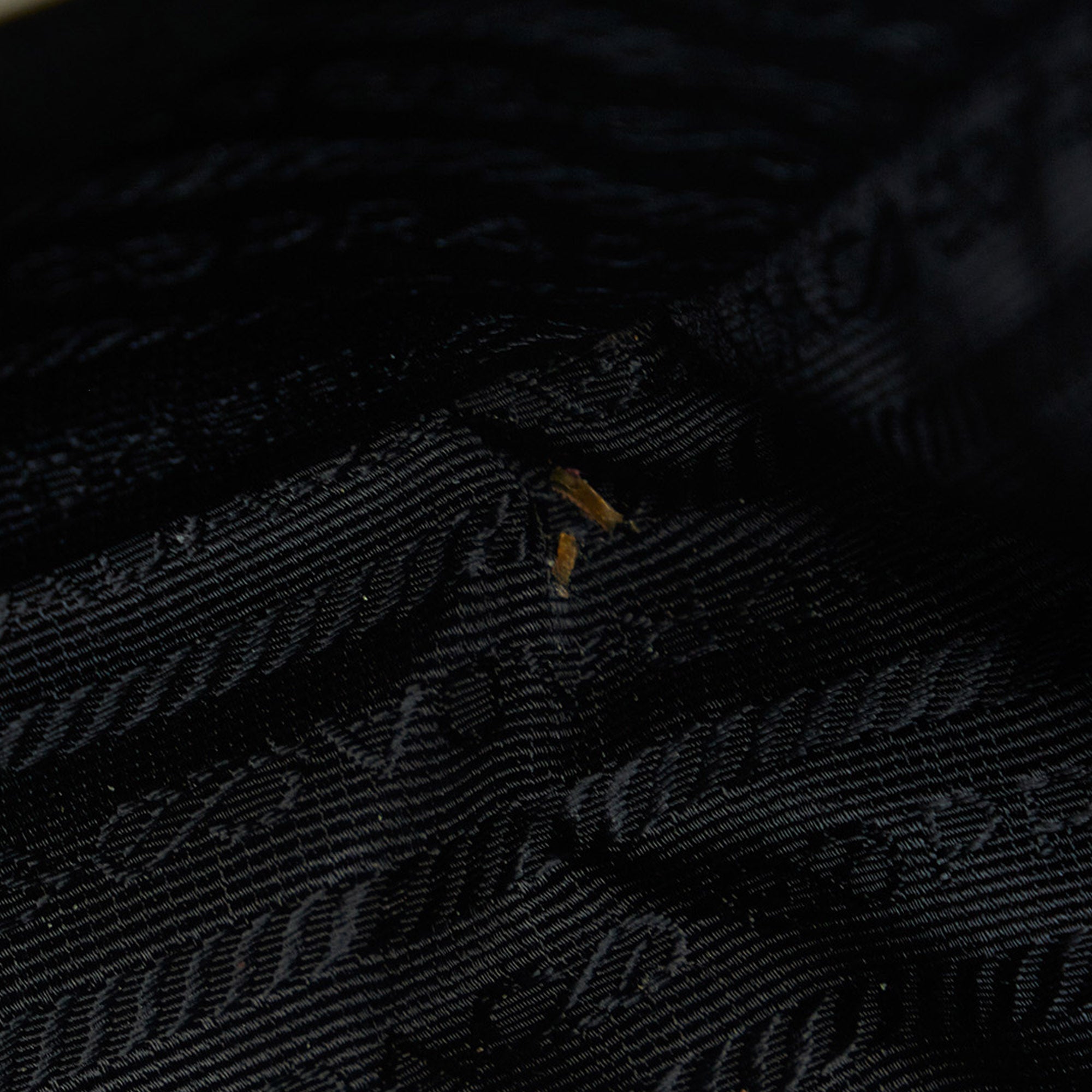 Prada | Pre-Owned Tessuto Buckle Messenger Bag - II | Black