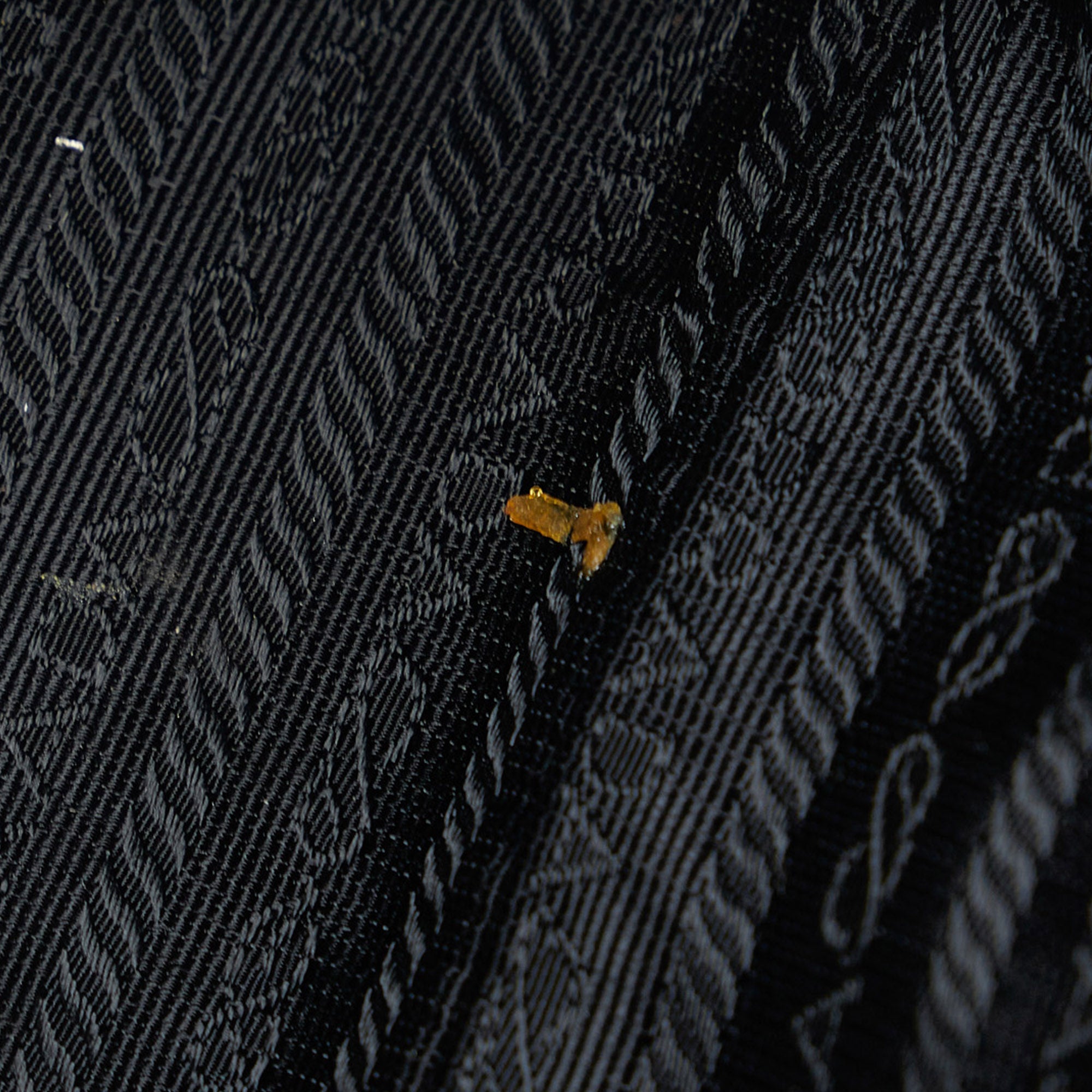 Prada | Pre-Owned Tessuto Buckle Messenger Bag - II | Black