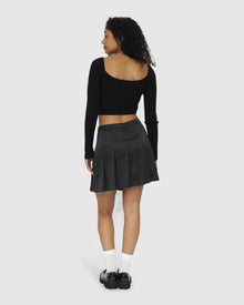 Women | Palm Breeze Tennis Skort | Black