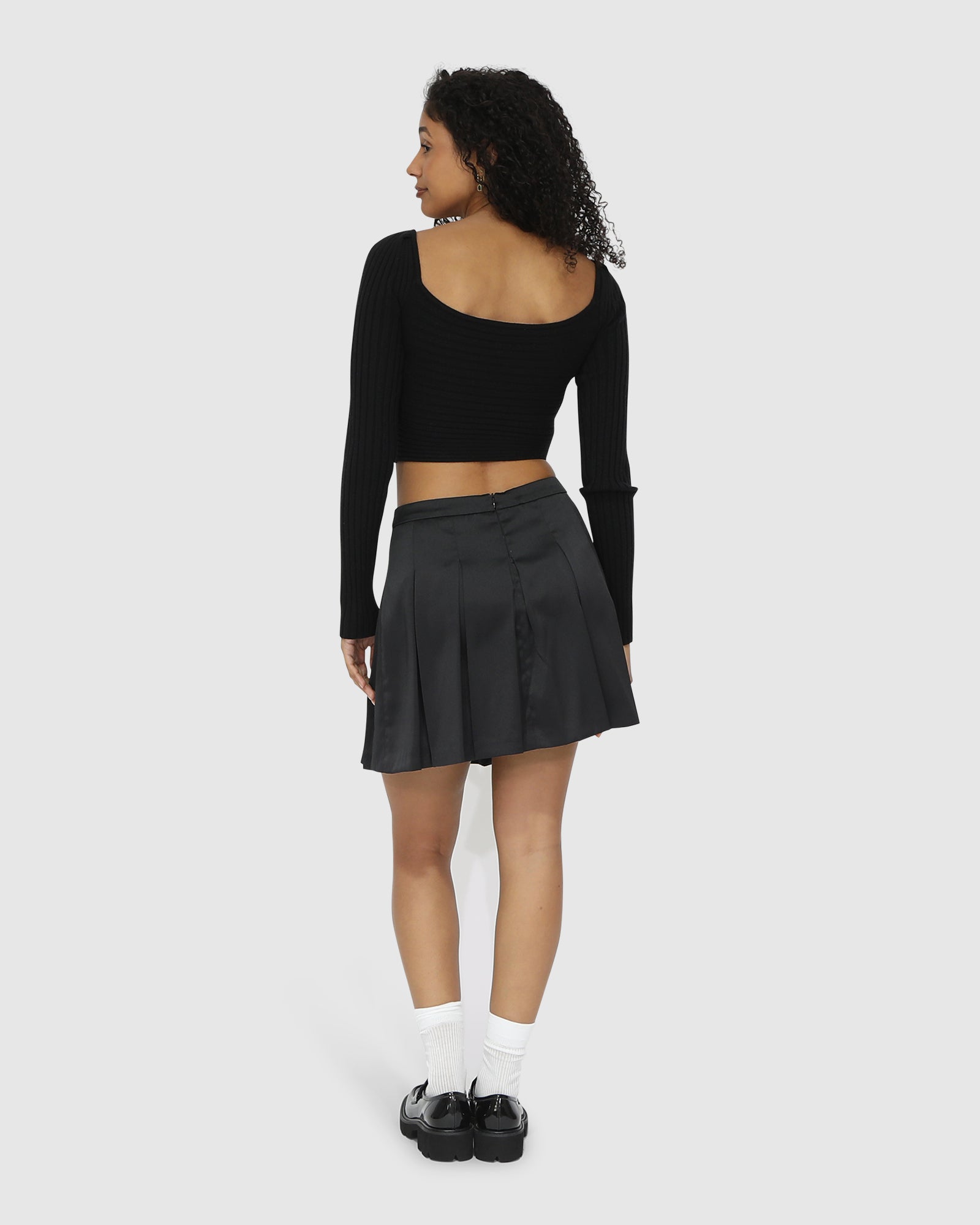 Women | Palm Breeze Tennis Skort | Black