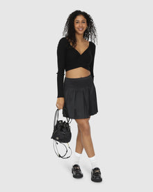 Women | Palm Breeze Tennis Skort | Black