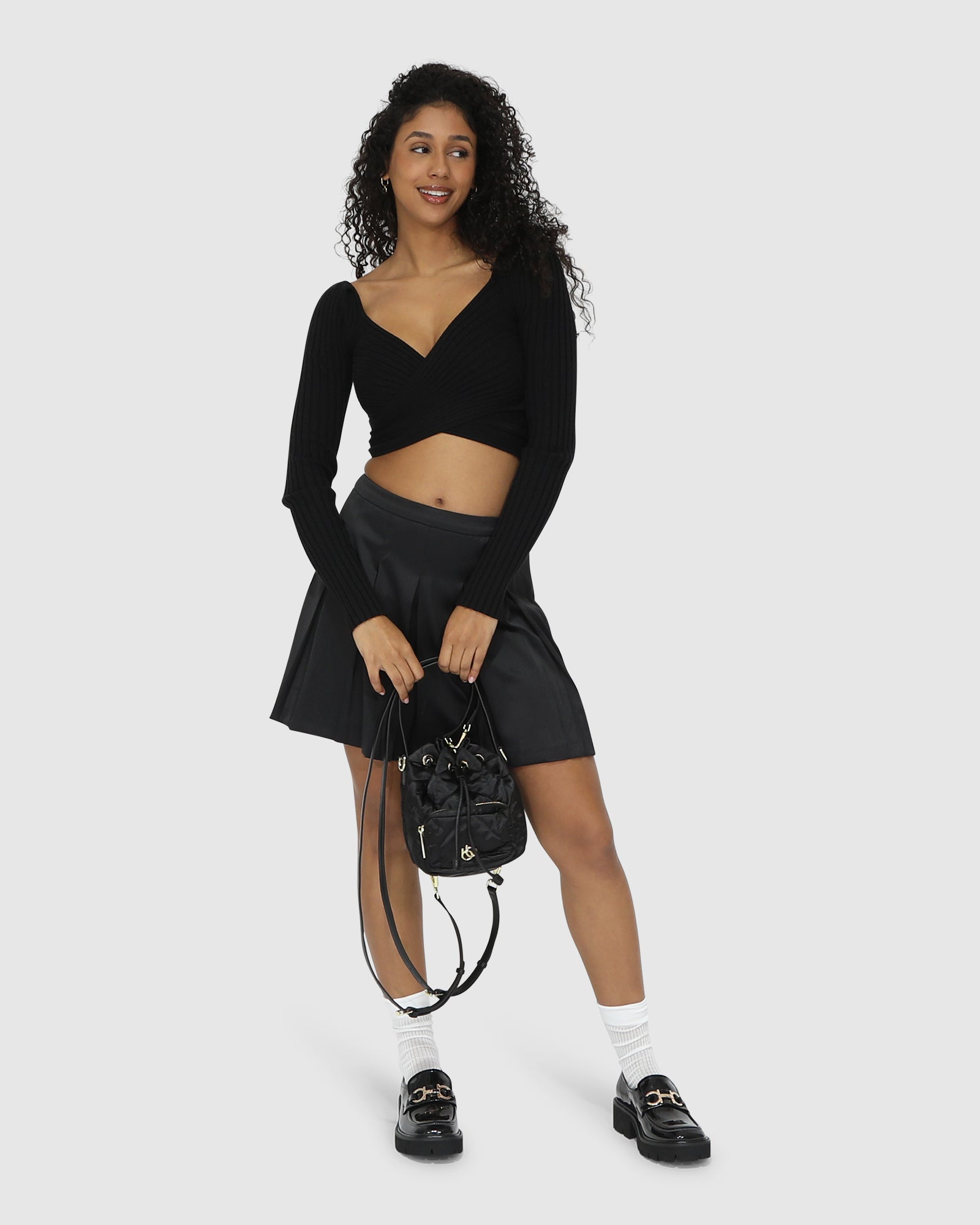 Women | Palm Breeze Tennis Skort | Black