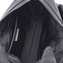 Prada | Pre-Owned Re-Nylon and Saffiano Shoulder Bag | Black