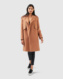 Women | Palm City Wool Blend Coat | Camel
