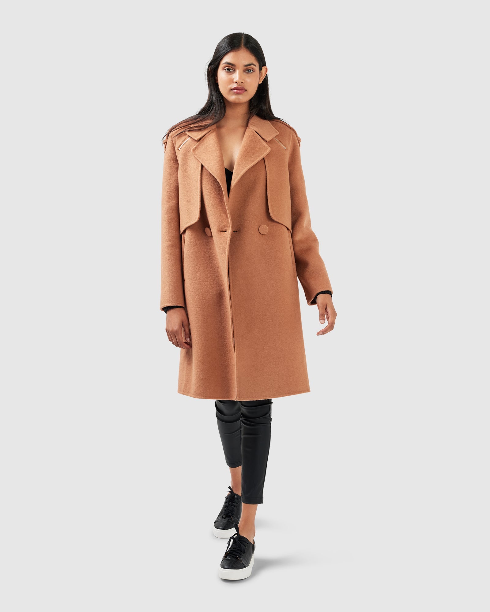 Women | Palm City Wool Blend Coat | Camel