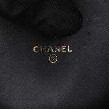 Chanel | Pre-Owned CC Velvet Half Moon Wallet on Chain | Black
