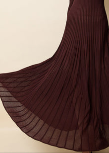 Womens | Sloane Dress Mesh Pointelle | Raisin Brown