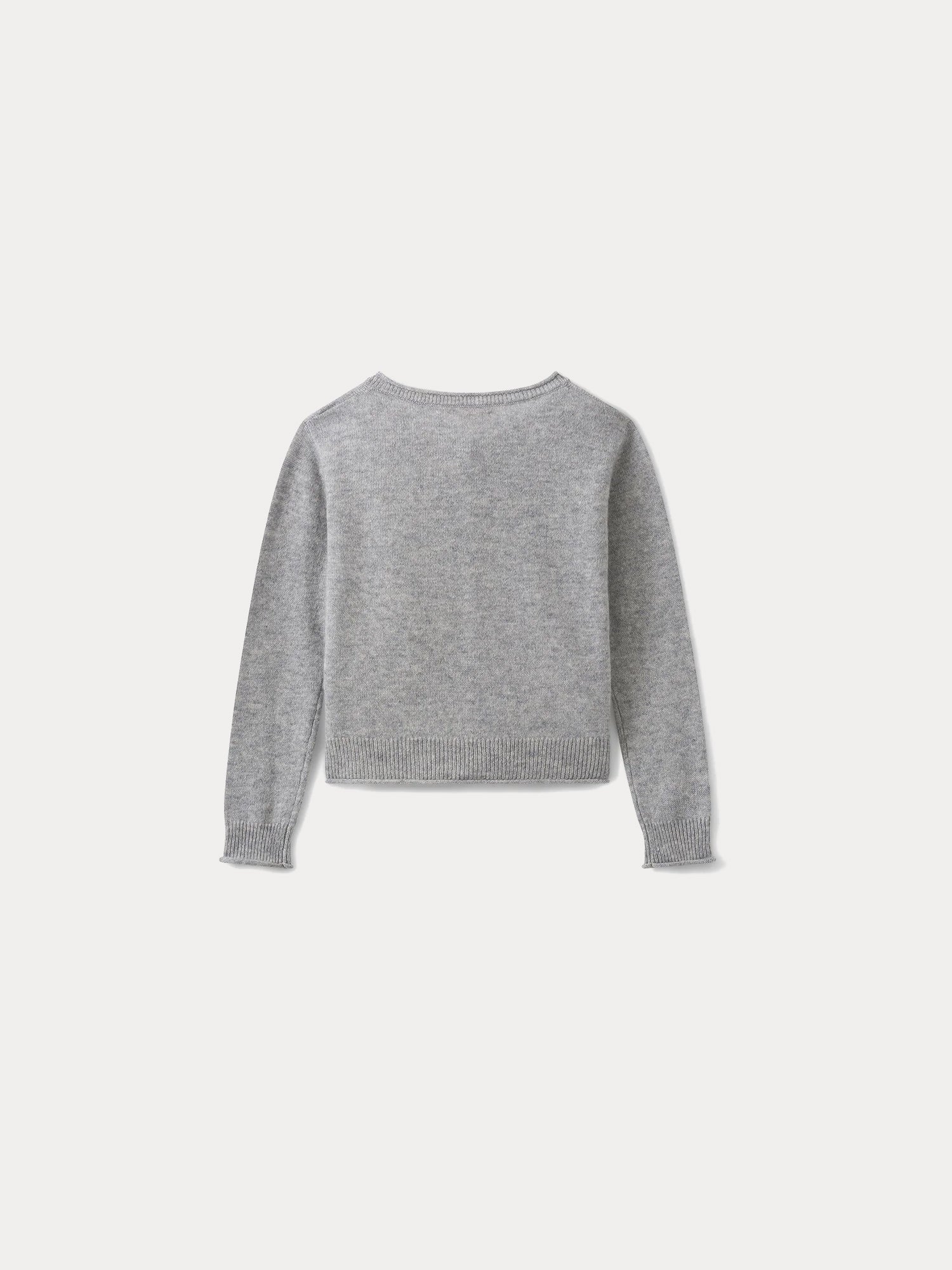 Girl | Heathered Gray Cardigan | Heathered Gray