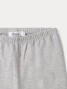 Girl | Plain Leggings | Heathered Gray