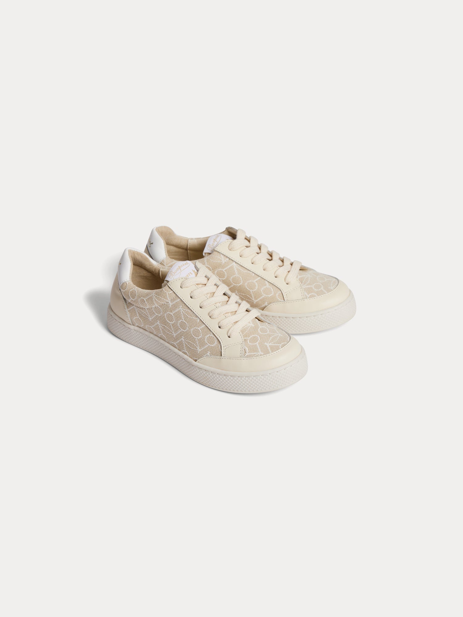 Unisex | Cameron Leather Trainers | Beige