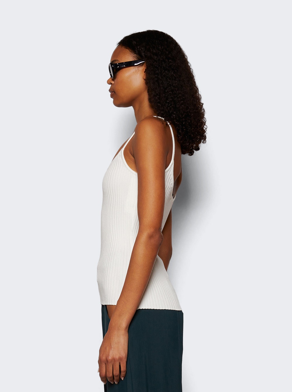 Women | Courrèges | Reedition Knit Tank Top | White