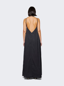 Women | Zeynep Arcay | Triangle Maxi Poplin Dress | Black