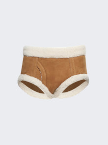 Natasha Zinko | Shearling Briefs Natural | Tan