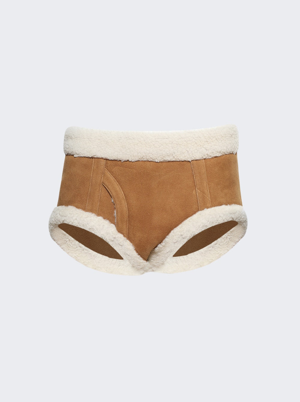 Natasha Zinko | Shearling Briefs Natural | Tan