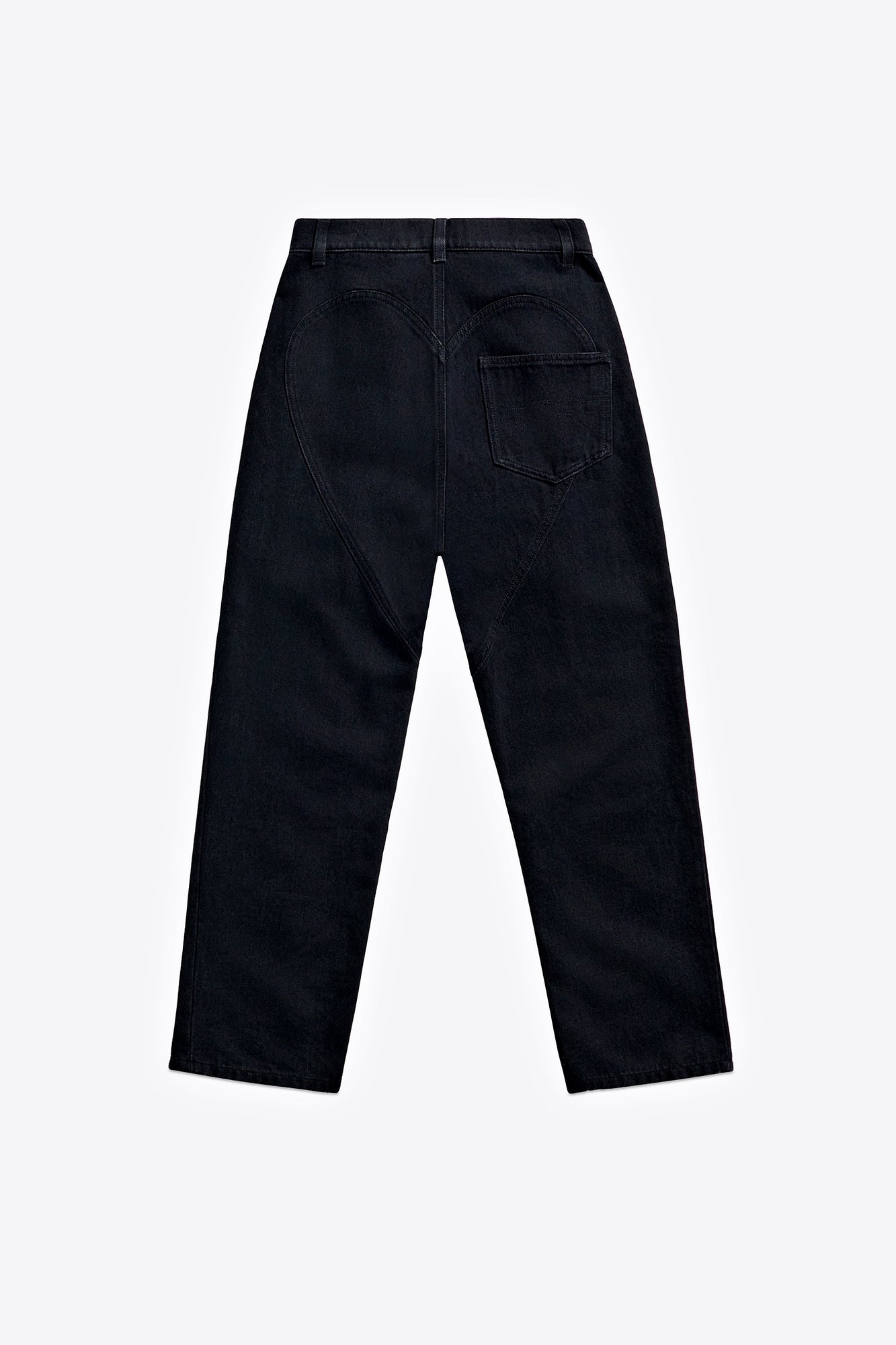 Crystal Flower Jean | Black