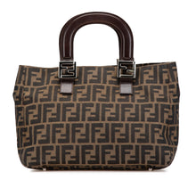 Fendi | Pre-Owned Small Zucca Canvas Twins Tote - III | Brown