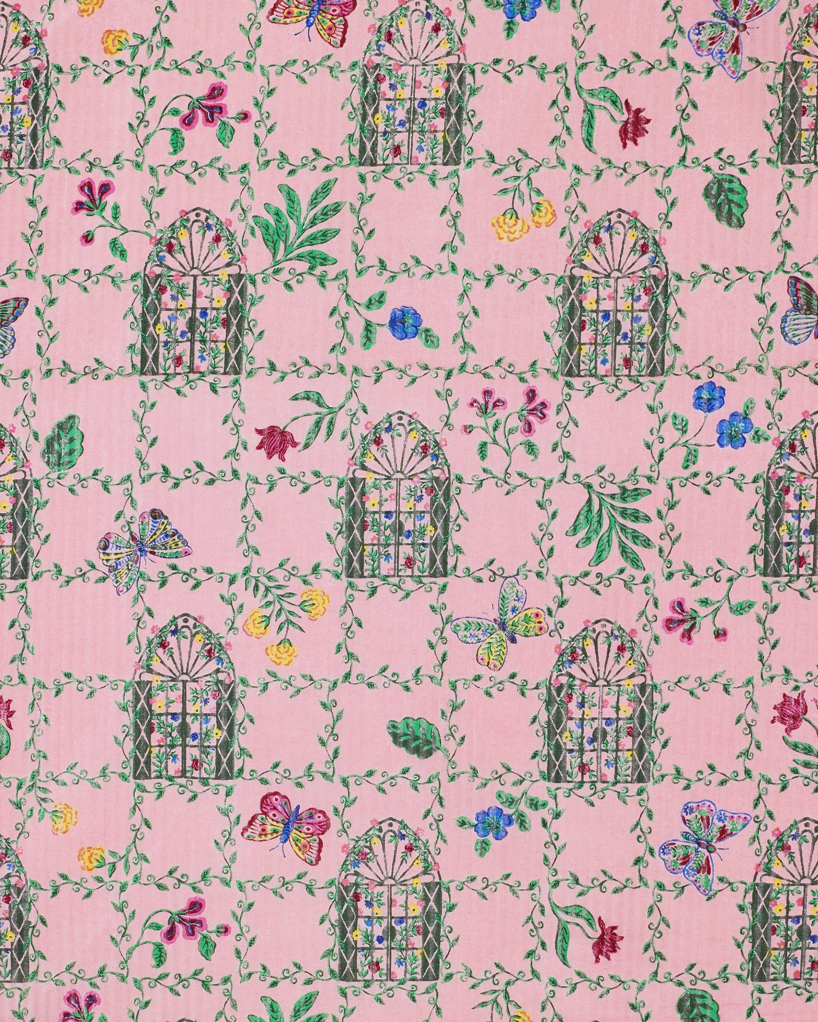 Gilded Greenhouse - Florence Dress - Pink Muse - Printfresh