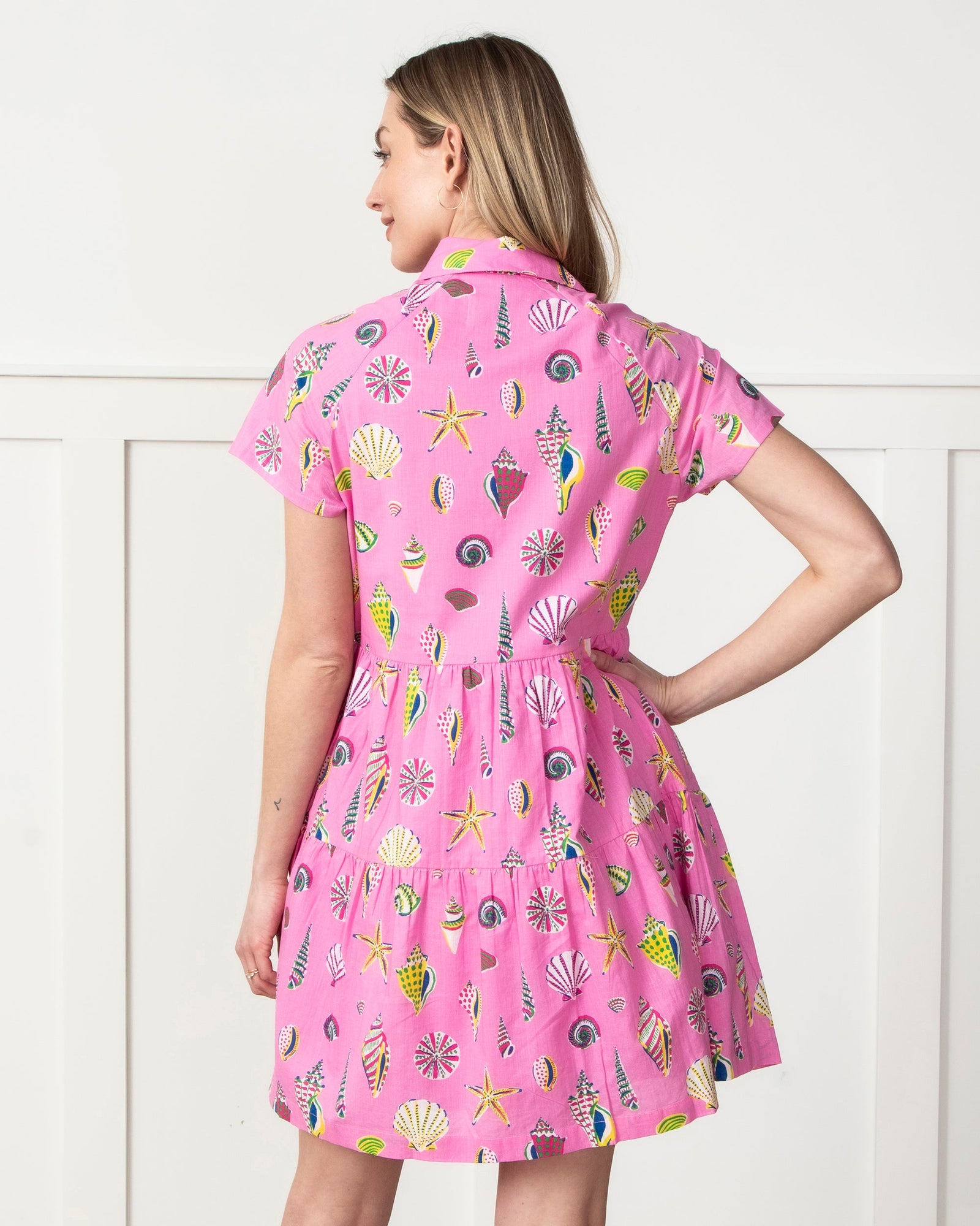 Easy Elegance Dress | Beachcomber - Neon Bubblegum