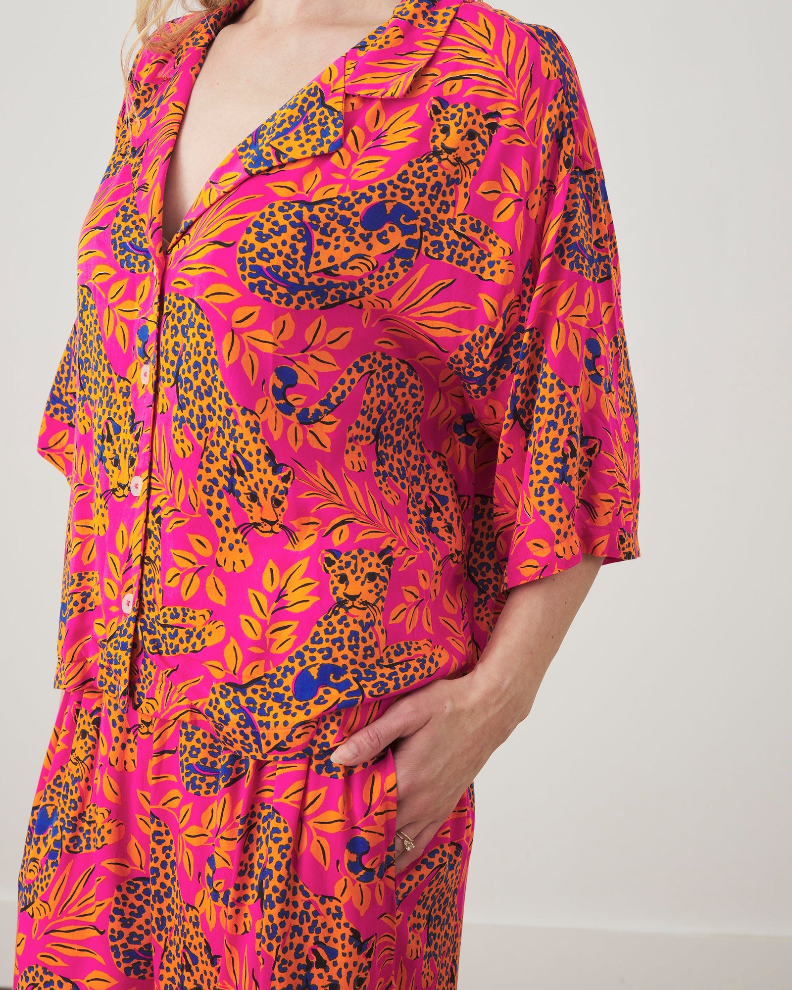 City Cat - Petite Eco Satin Wildest Dreams Set | Fuchsia