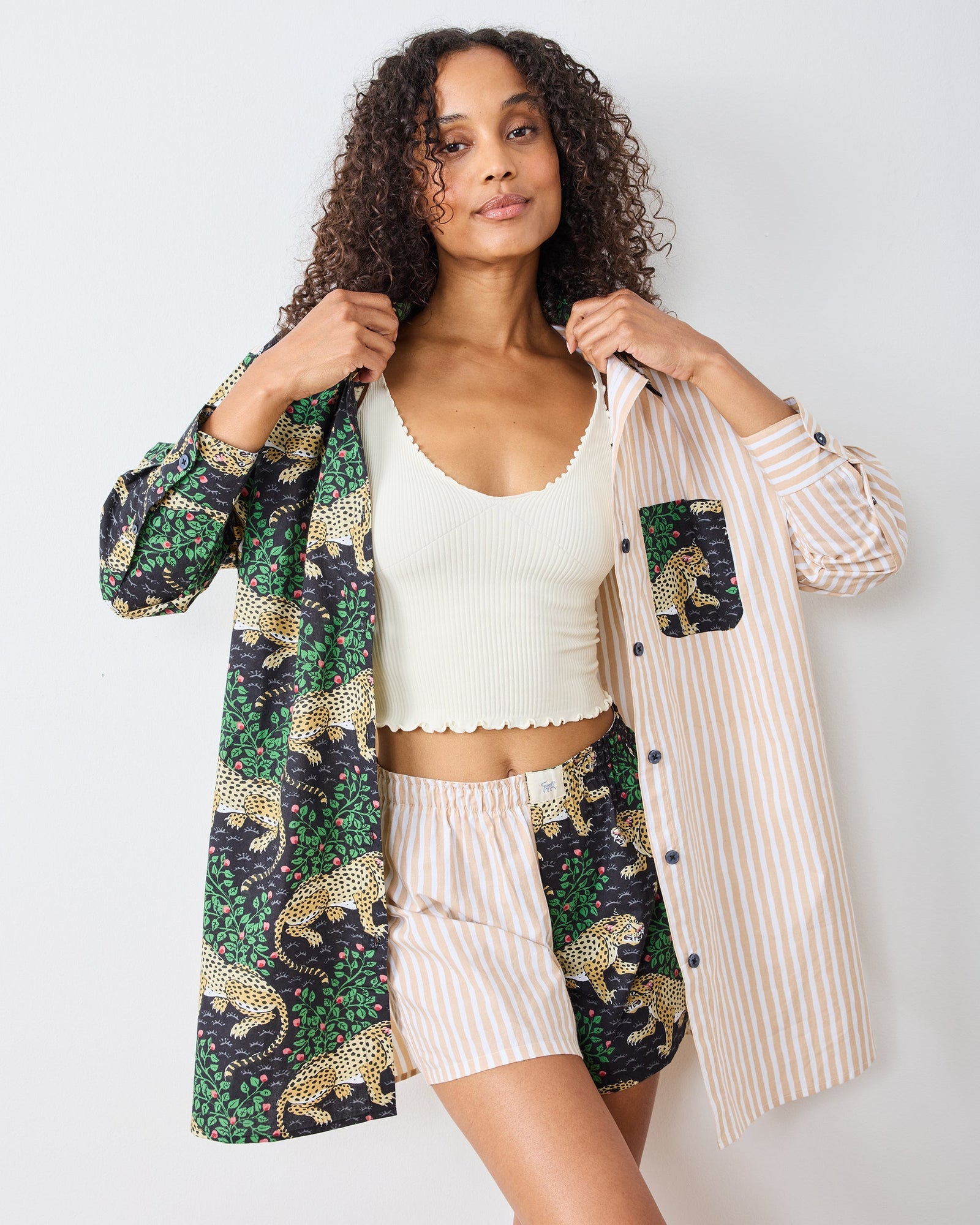 Bagheera - Everyday Button Down - Ink - Printfresh