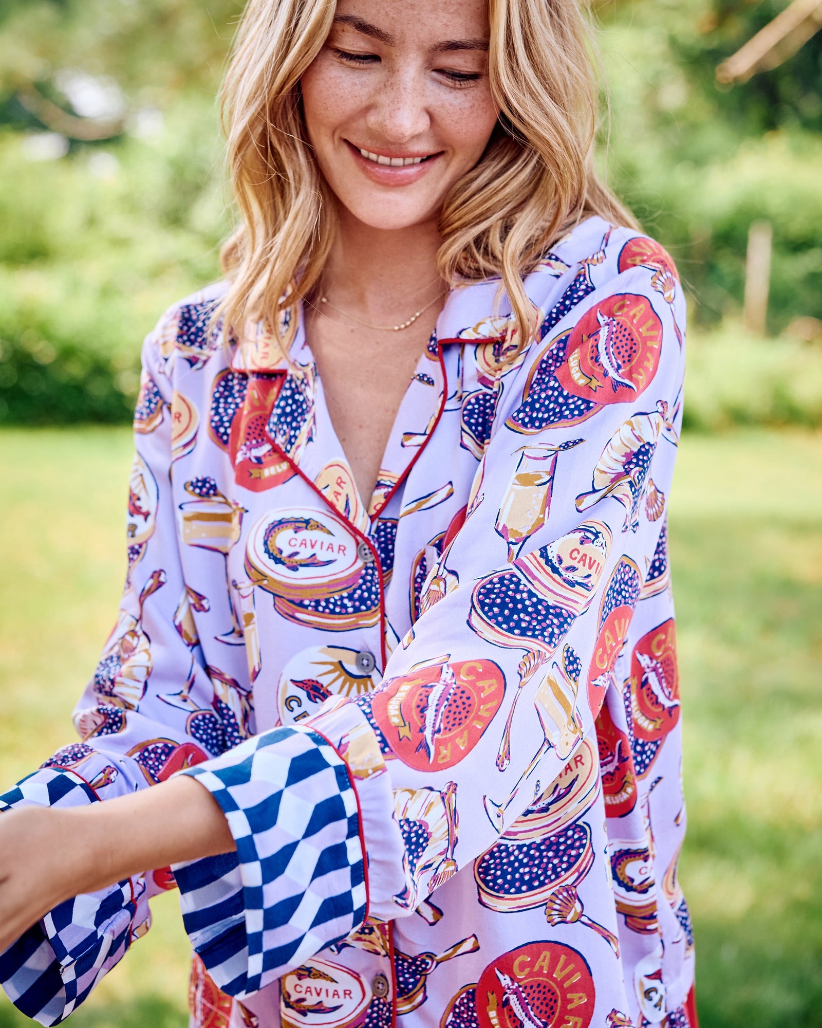 OLD FIT Champagne & Caviar - Eco Satin Rittenhouse Set - Lavender Spritz - Printfresh