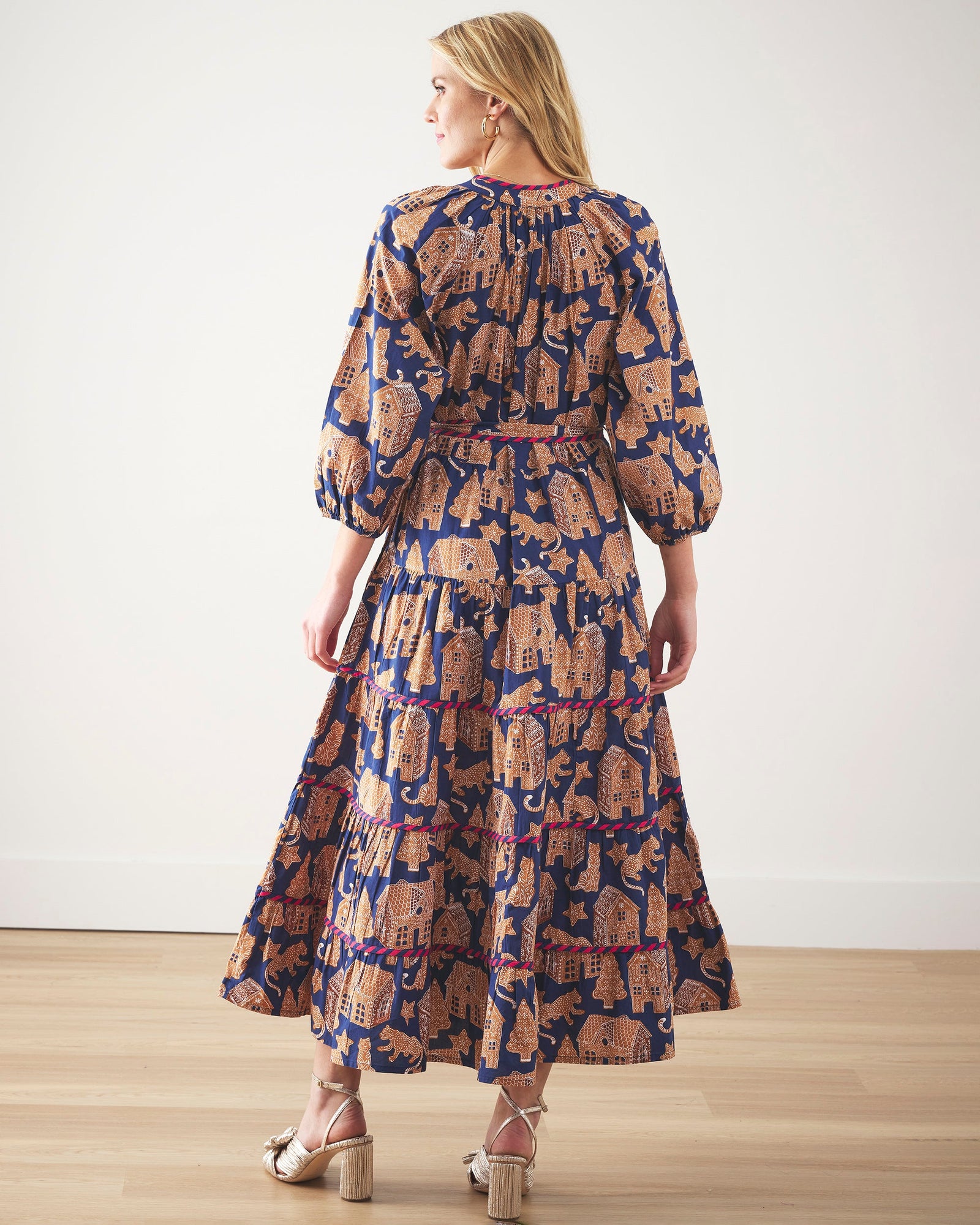 Gingerbread Party - Main Street Dress | Classic Navy