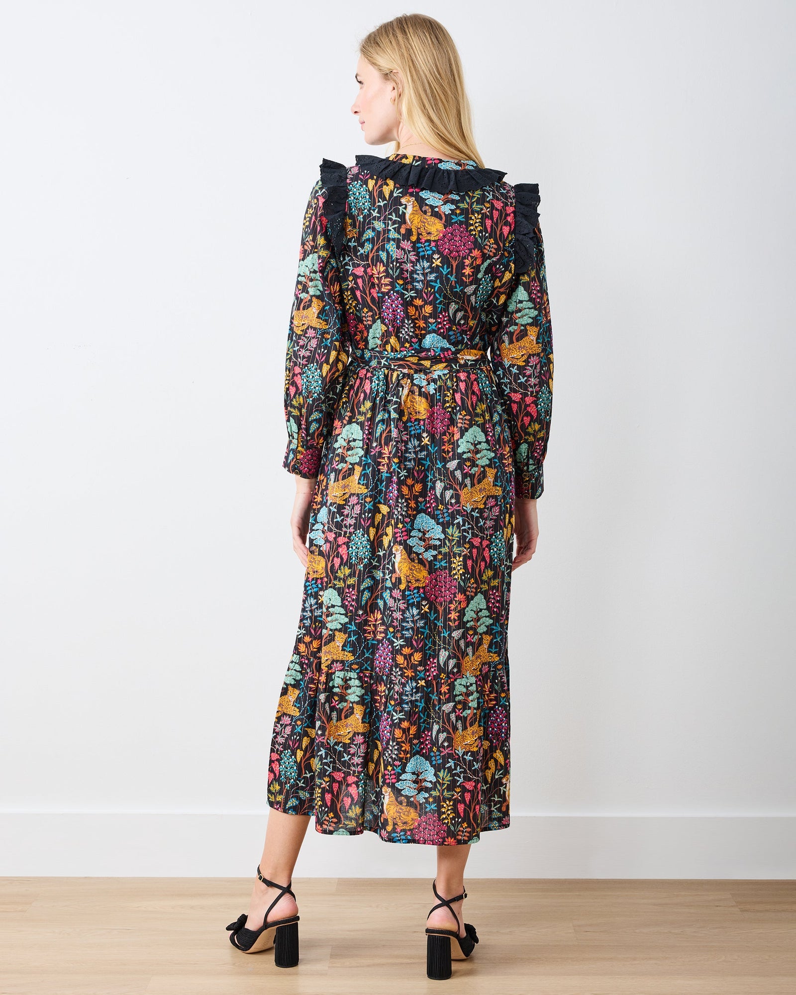 Garden Menagerie - Macy Dress - Ink - Printfresh