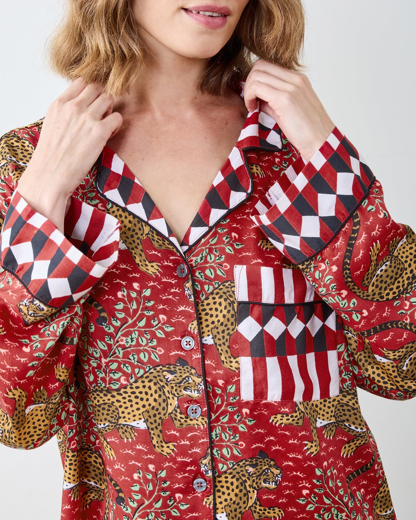 Bagheera - Petite Eco Satin Rittenhouse Set - Scarlet - Printfresh