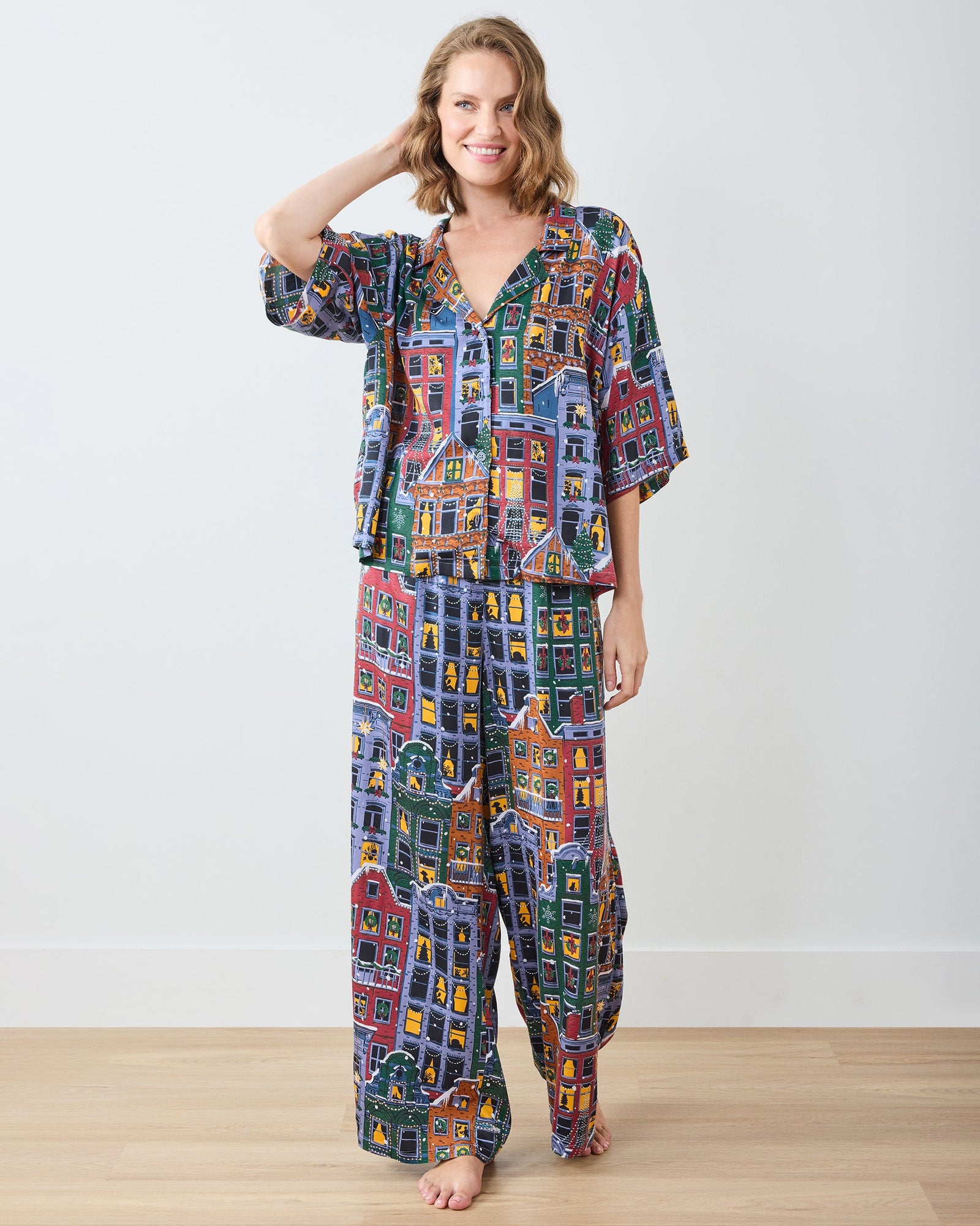 Manhattan Christmas - Eco Satin Wildest Dreams Set | Cozy Brownstone