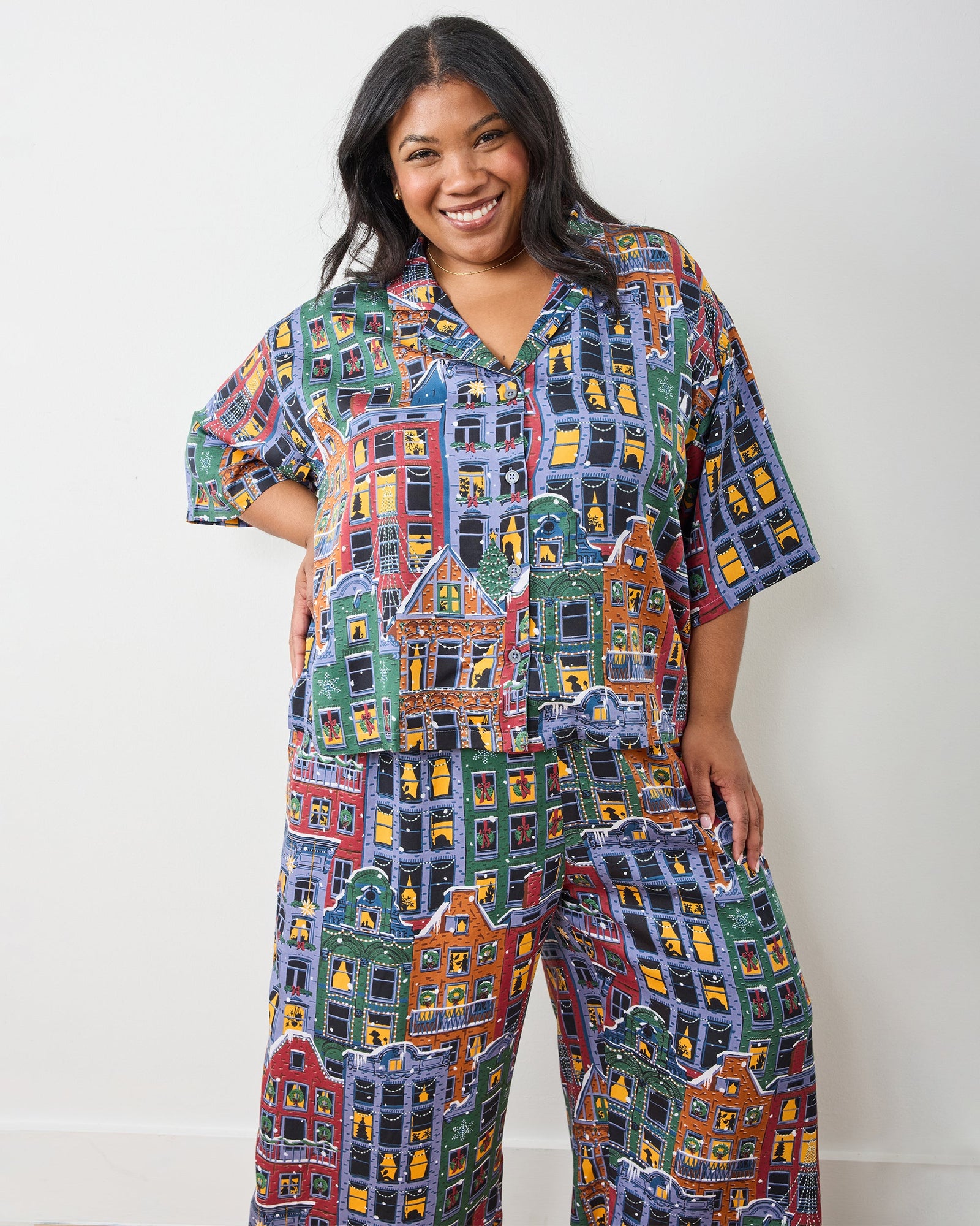 Manhattan Christmas - Eco Satin Wildest Dreams Set | Cozy Brownstone