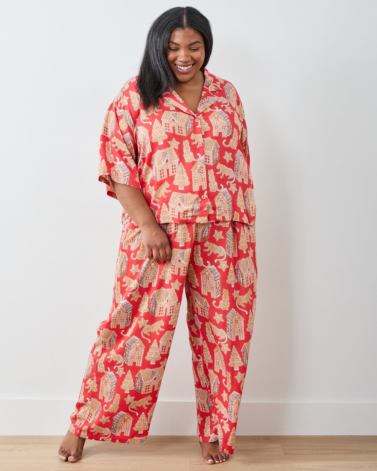 Gingerbread Party - Eco Satin Wildest Dreams Set | Ruby