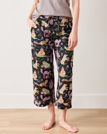 Monster Mash - Cropped PJ Pants - Haunted House - Printfresh