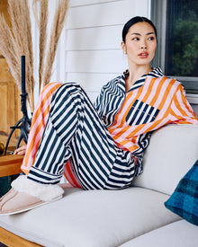 Showtime Stripes - Long PJ Set - Skeleton Candy - Printfresh