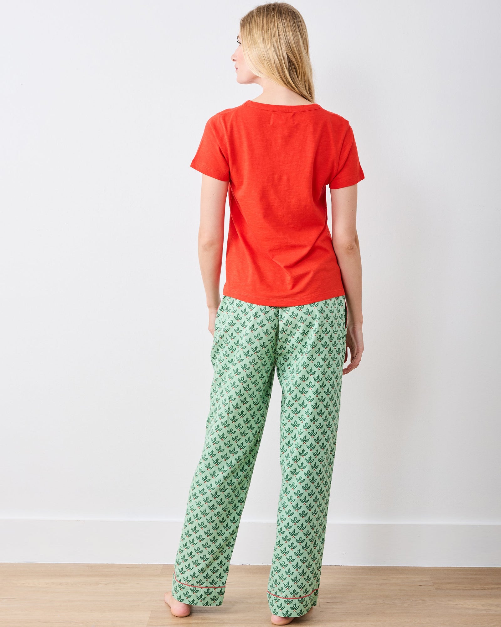 Holly Berry - PJ Pants - Sage - Printfresh