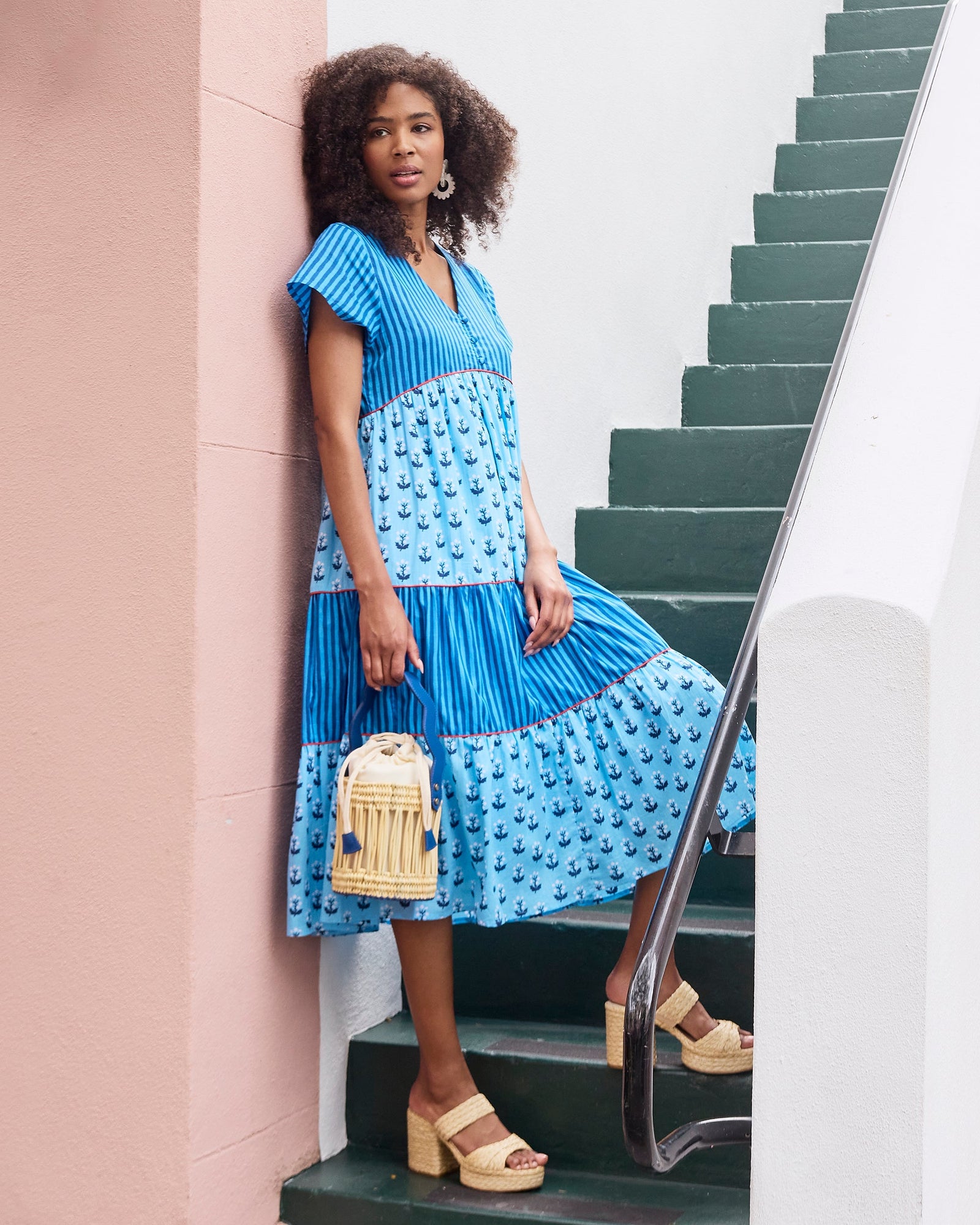 Main Act Dress | In Bloom - Powder Blue
