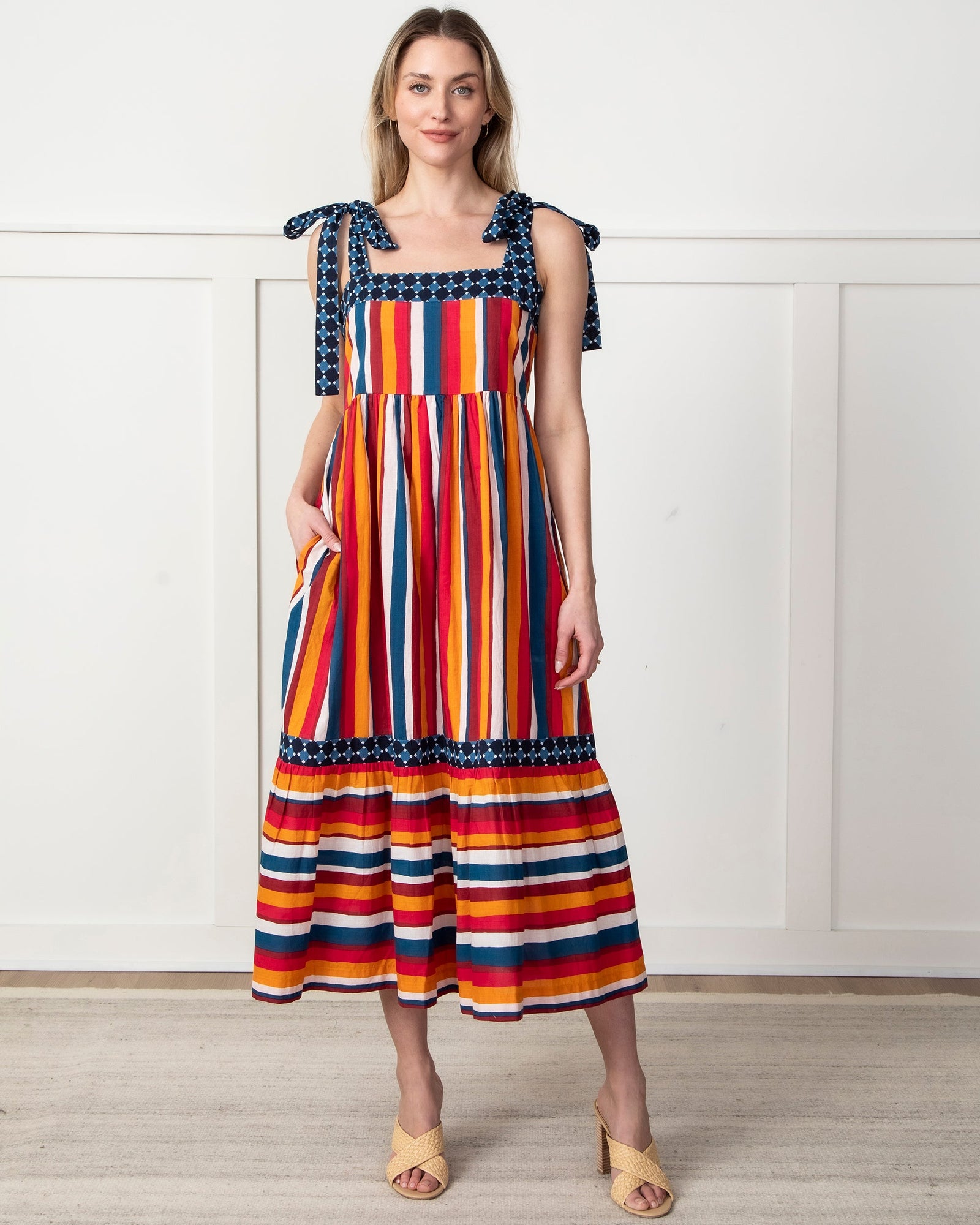 Way Around Dress | In Season Stripes (Multi)