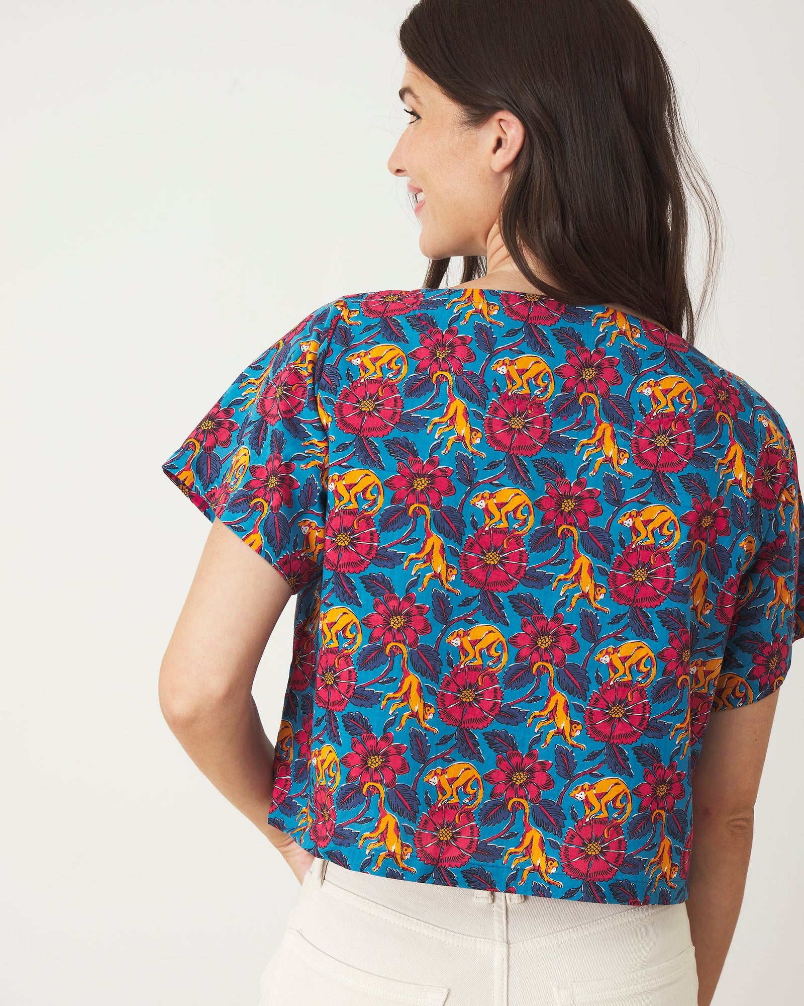 Leaps & Bounds - Carry On Crop Top | Blue