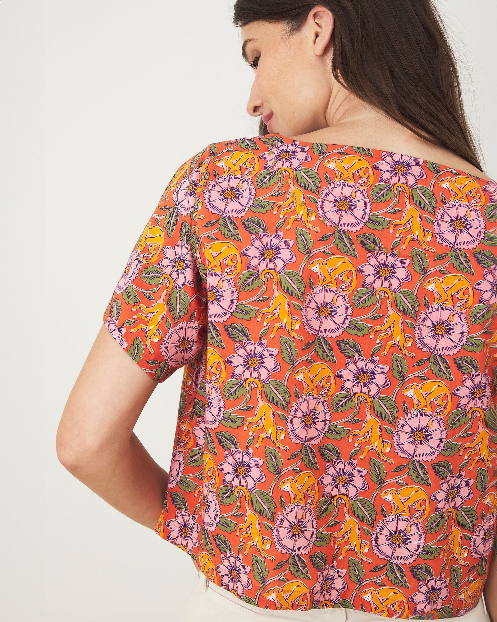 Carry On Crop Top | Leaps & Bounds (Brown)