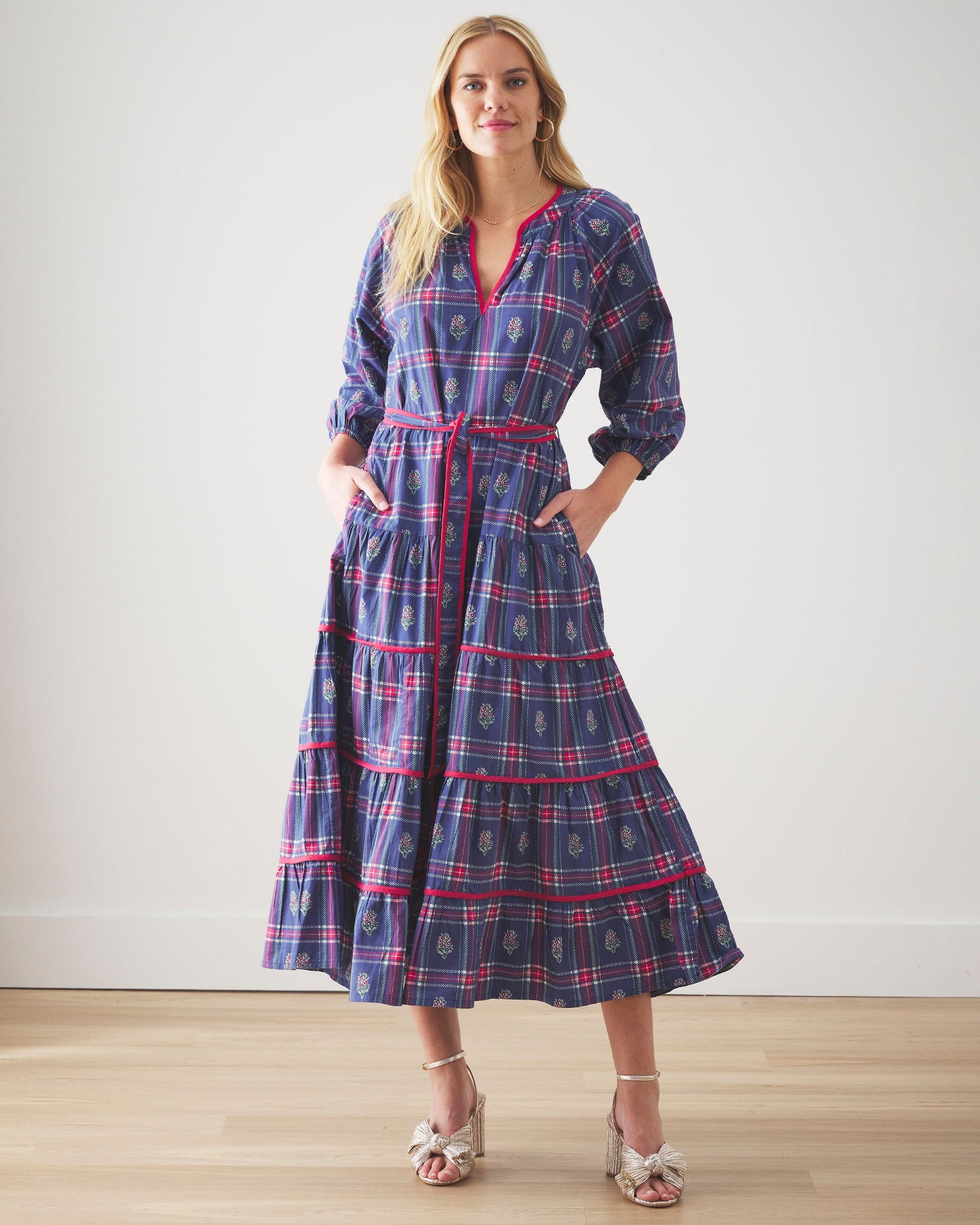 Main Street Dress | Nostalgia Plaid (Blue)