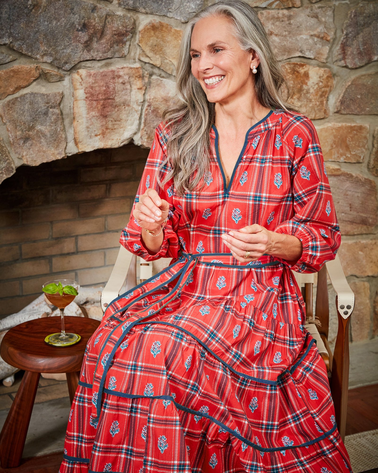 Nostalgia Plaid - Main Street Dress | Joyful Red
