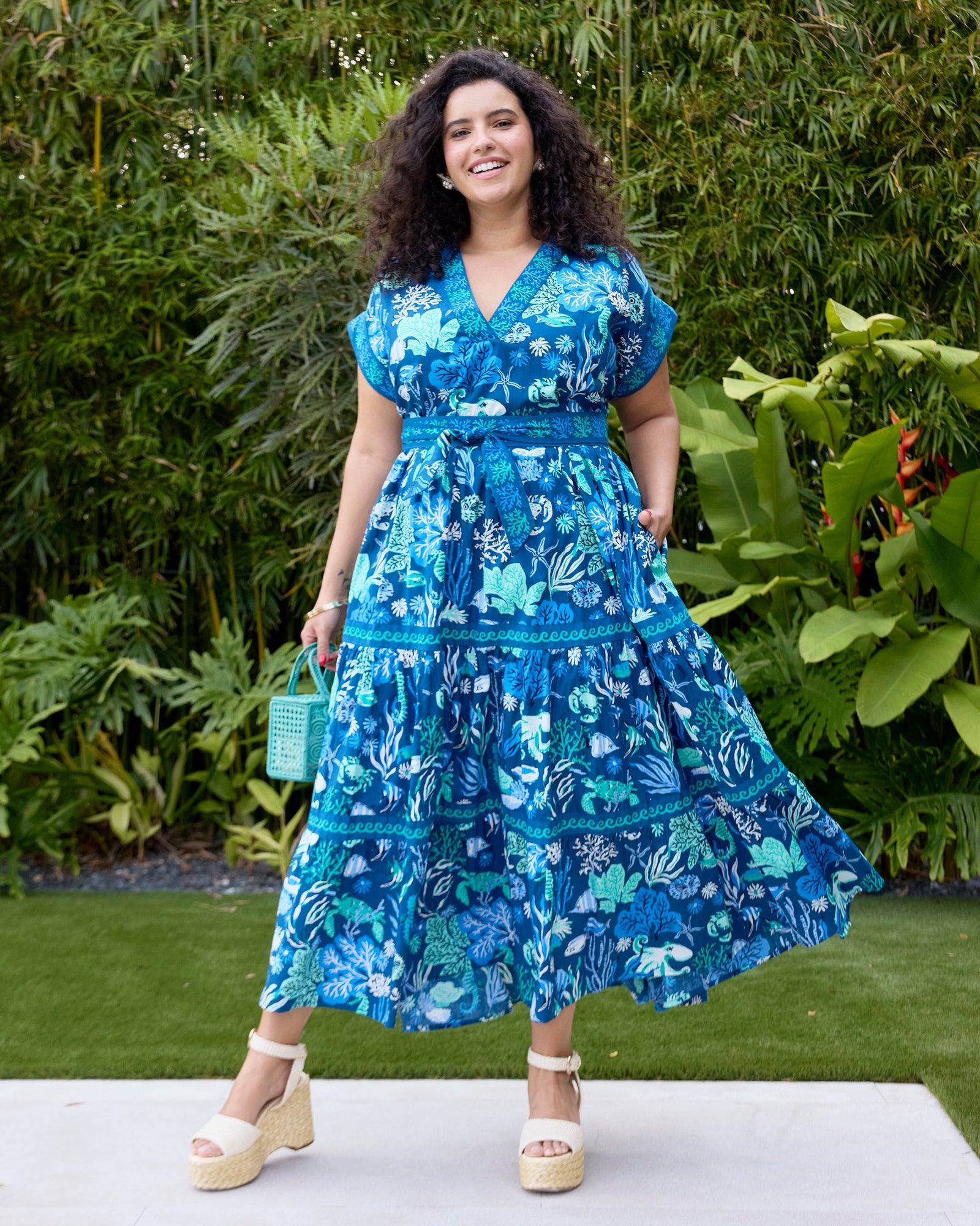Beachy Keen Dress | Oceania (Blue)