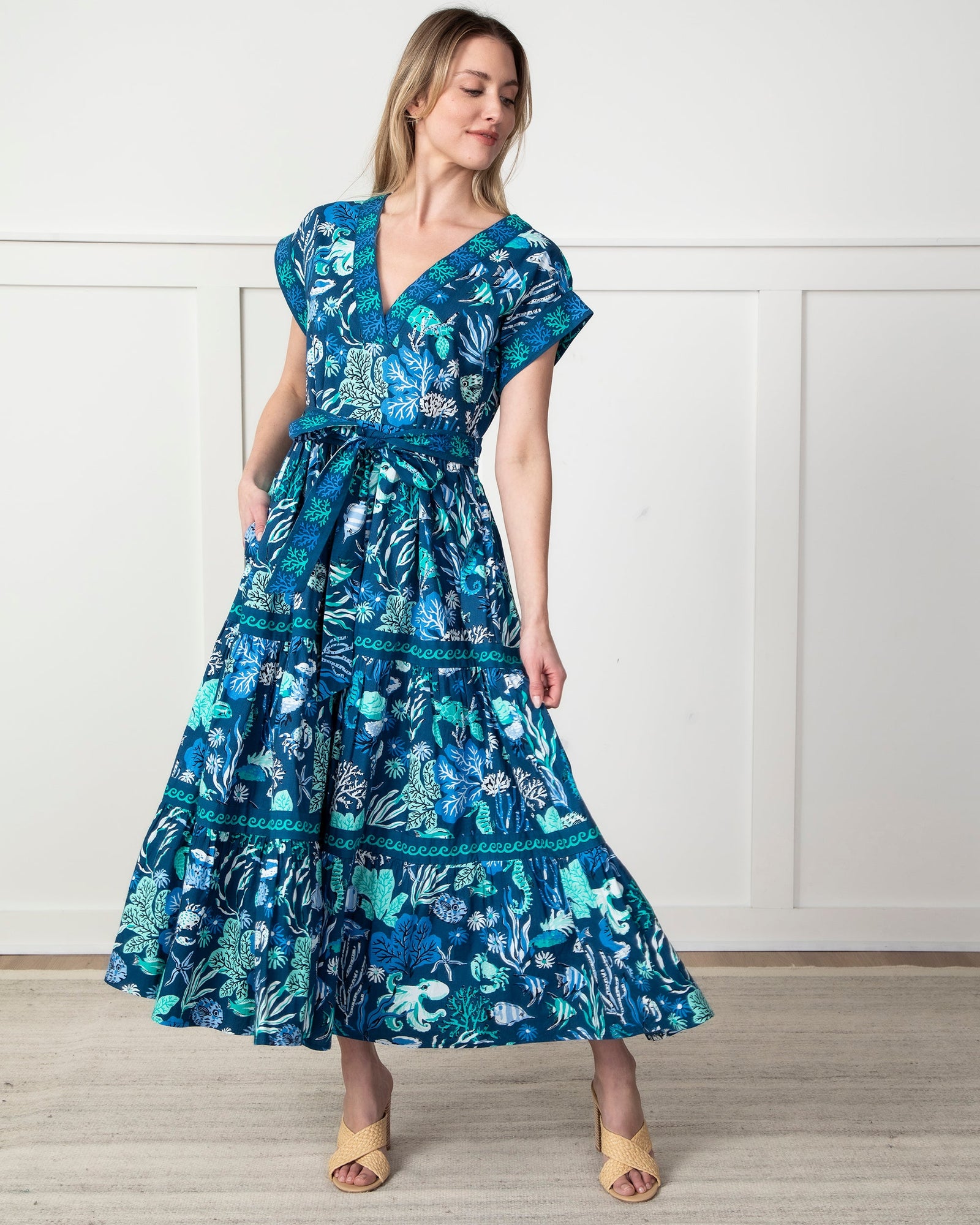 Beachy Keen Dress | Oceania (Blue)