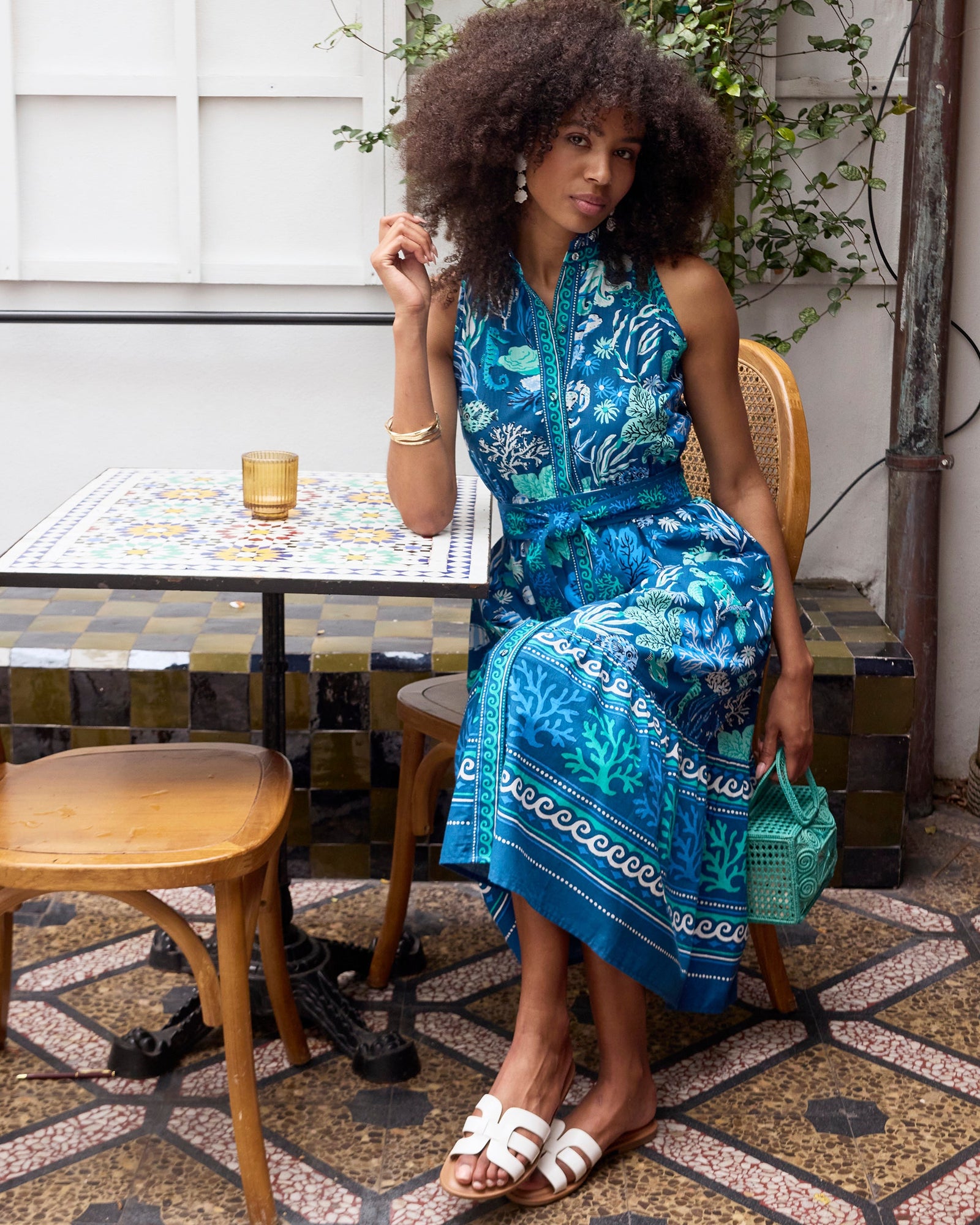 Coast to Coast Dress | Oceania - Navy